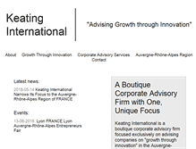 Tablet Screenshot of keatinginternationalsas.com